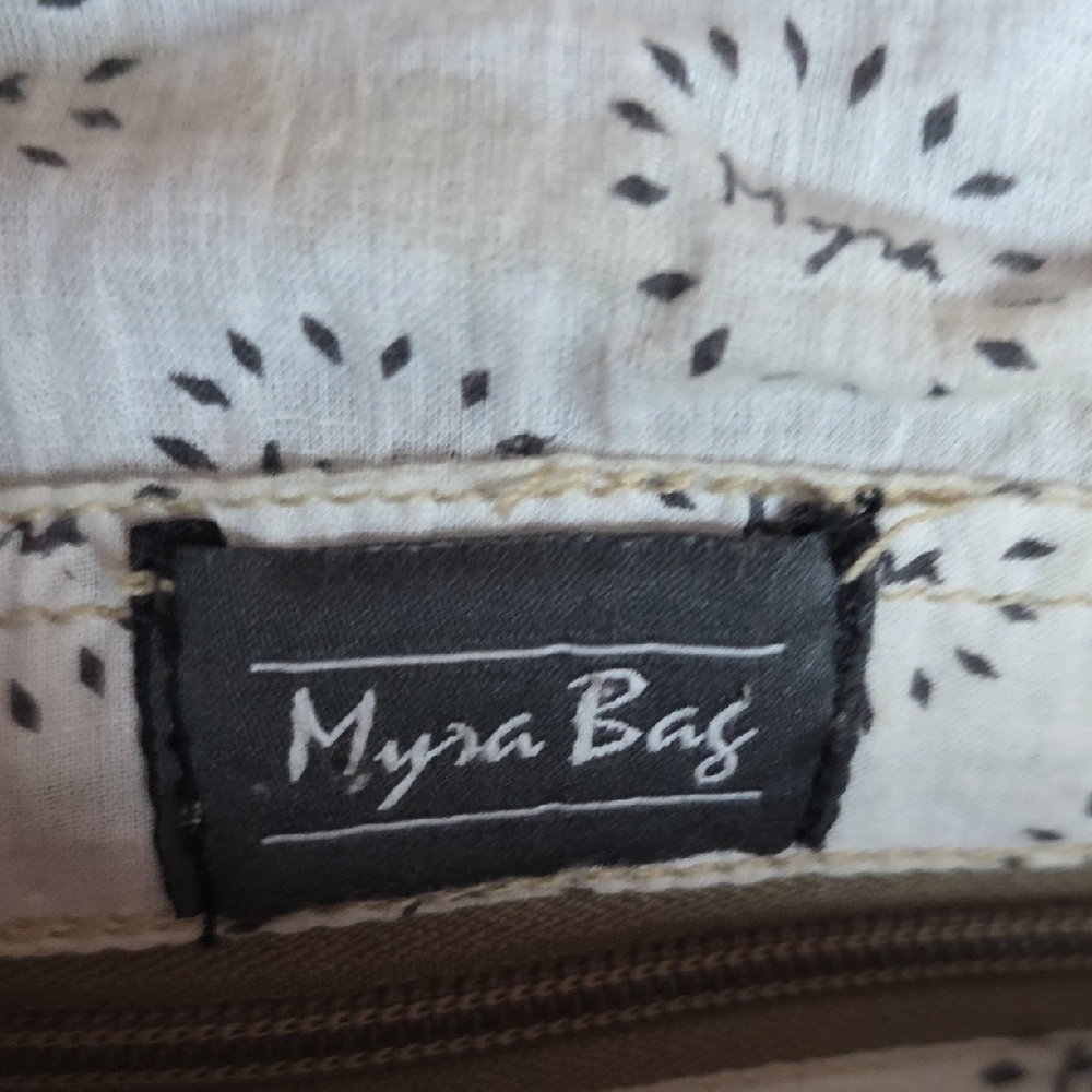 Myra Bag Dark Grey and White Patterned Crossbody - Picture 7 of 8